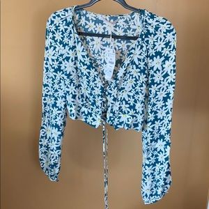 Long Sleeve Crop Zara Blouse